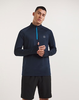 Jacamo Active Contrast 1/4 Zip Tracktop