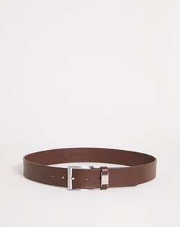 BOSS Dark Brown Connio Leather Belt