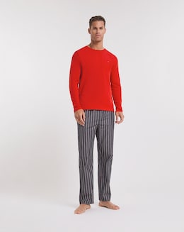 Tommy Hilfiger Multi T-Shirt &amp; Woven Pant Pyjama Set