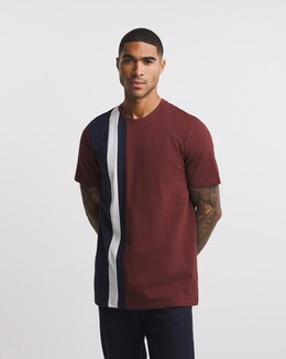 Cut and Sew Pique T-shirt Long