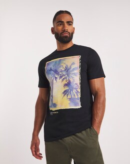 Santa Monica Print Graphic T-shirt