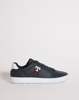 Tommy Hilfiger Cupsole Leather Monogram Trainer