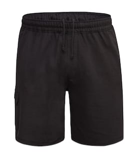 D555 Big &amp; Tall John Lightweight Cotton Cargo Shorts with Zipper Pockets - Black