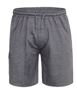 D555 Big &amp; Tall John Lightweight Cotton Cargo Shorts with Zipper Pockets - Grey