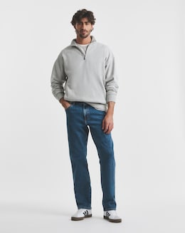 Wrangler Mens Texas Straight Fit Jean - Stonewash