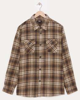 Double Pocket Check Overshirt - Image