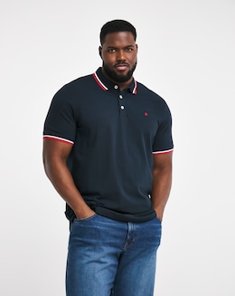 Jack &amp; Jones Paulos Tipped Polo - Navy