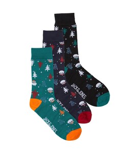 Jack &amp; Jones Xmas Tree Socks Giftset