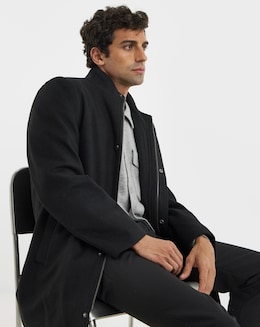 Funnel Neck Coat