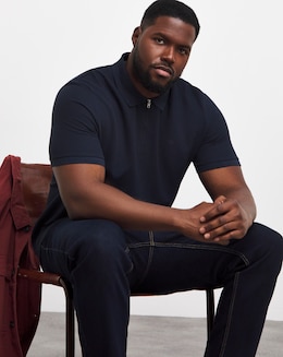 Jack &amp; Jones Johnny Quarter Zip Polo