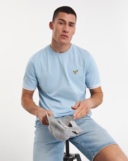 Voi Contrast Sleeve Cuff T-Shirt Long Length