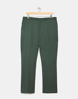 Linen Look Regular Fit Suit Trouser