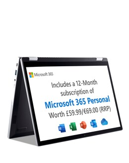 Acer Aspire 3 Spin 14 Intel Processor 4GB/128GB 14in Windows 11 Laptop - Silver