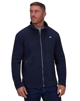 Raging Bull - Zip Through Fleece Jacket  - Navy