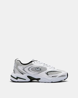 Lacoste Storm 96 Trainers - White/Dark Green