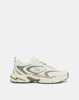 Lacoste Storm 96 Trainers - Off White/Olive