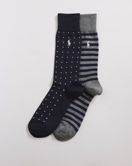 Polo Ralph Lauren 2 Pack Crew Sock