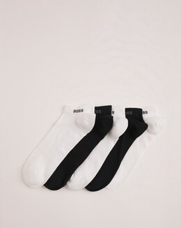BOSS 5 Pack Black/White Trainer Sock