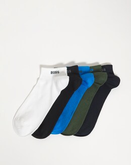 BOSS 5 Pack Assorted Trainer Sock