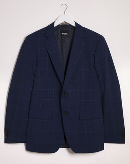 BOSS Slim Fit Check Suit Jacket