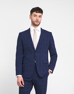 BOSS Slim Fit Check Suit Jacket