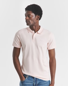 Levi's Short Sleeve Slim Housemark Polo - Pink