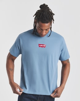 Levi's Short Sleeve Vintage Fit Badge T-Shirt - Blue