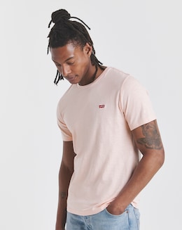Levi's Short Sleeve Original Housemark T-Shirt - Pink