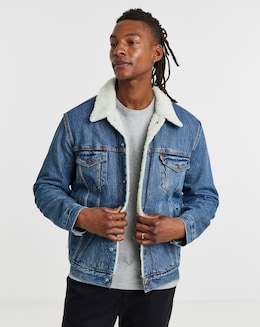 Levi's Sherpa Denim Trusket Jacket - Image