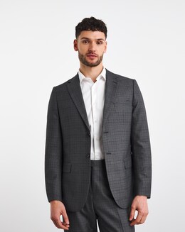 Regular Fit Check Suit Jacket