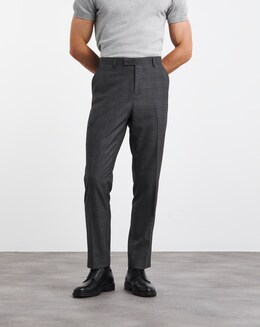 Regular Fit Check Suit Trouser