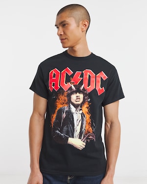 ACDC Graphic Band T-Shirt - Black - Image 3