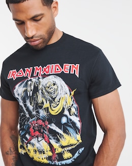 Iron Maiden Graphic Band T-Shirt - Black