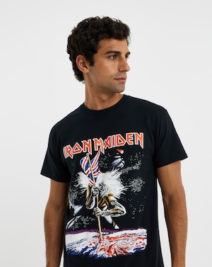Iron Maiden Graphic Band T-Shirt - Black - Image 3