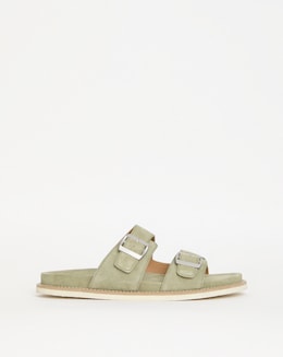 Folio Suede Buckle Sandal Standard Fit