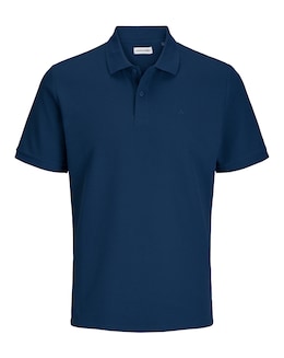 Jack &amp; Jones Austin Waffle Polo - Navy