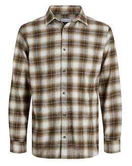 Jack &amp; Jones Joshua Check Shirt - Brown