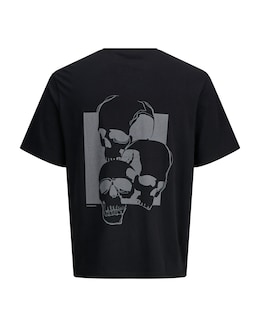 Jack &amp; Jones Skully Crew Neck T-Shirt - Black