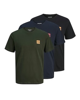 Jack &amp; Jones Brandy 3 Pack T-Shirt - Duffel Bag