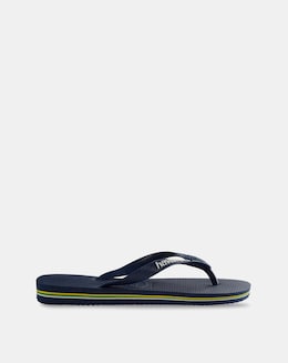 Havaianas Basil Logo Flip Flops - Navy