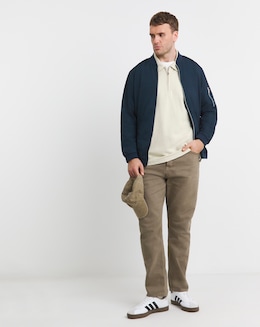 Jack &amp; Jones Rush Bomber Jacket - Navy