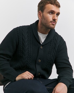 Jack &amp; Jones Craig Knit Shawl Cardigan