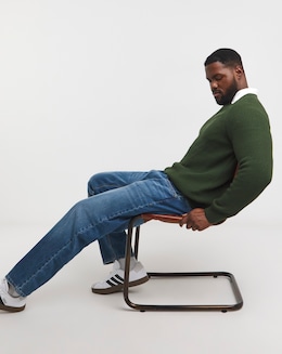 Jack &amp; Jones Pannel Knit Crew Neck Jumper