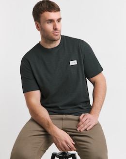 Jack &amp; Jones Portland Badge T-Shirt - Teal