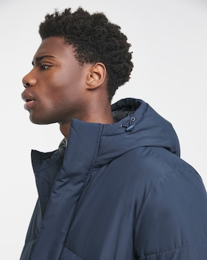 Jack & Jones World Puffer Coat - Navy - Image 9