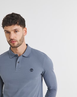 Timberland Long Sleeve Millers River Pique Polo