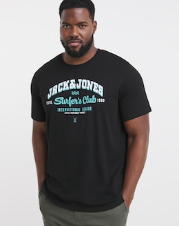 Jack &amp; Jones Logo T-Shirt - Black