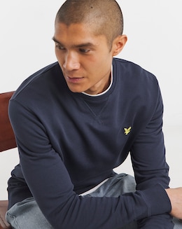 Lyle &amp; Scott Classic Crew Neck Sweatshirt - Navy