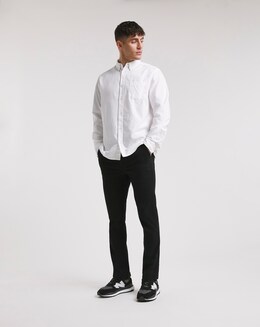 Long Sleeve Oxford Shirt Long
