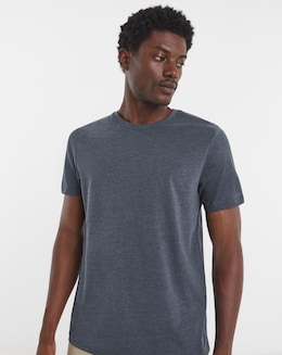 Pure Cotton Crew Neck T-Shirt - Image